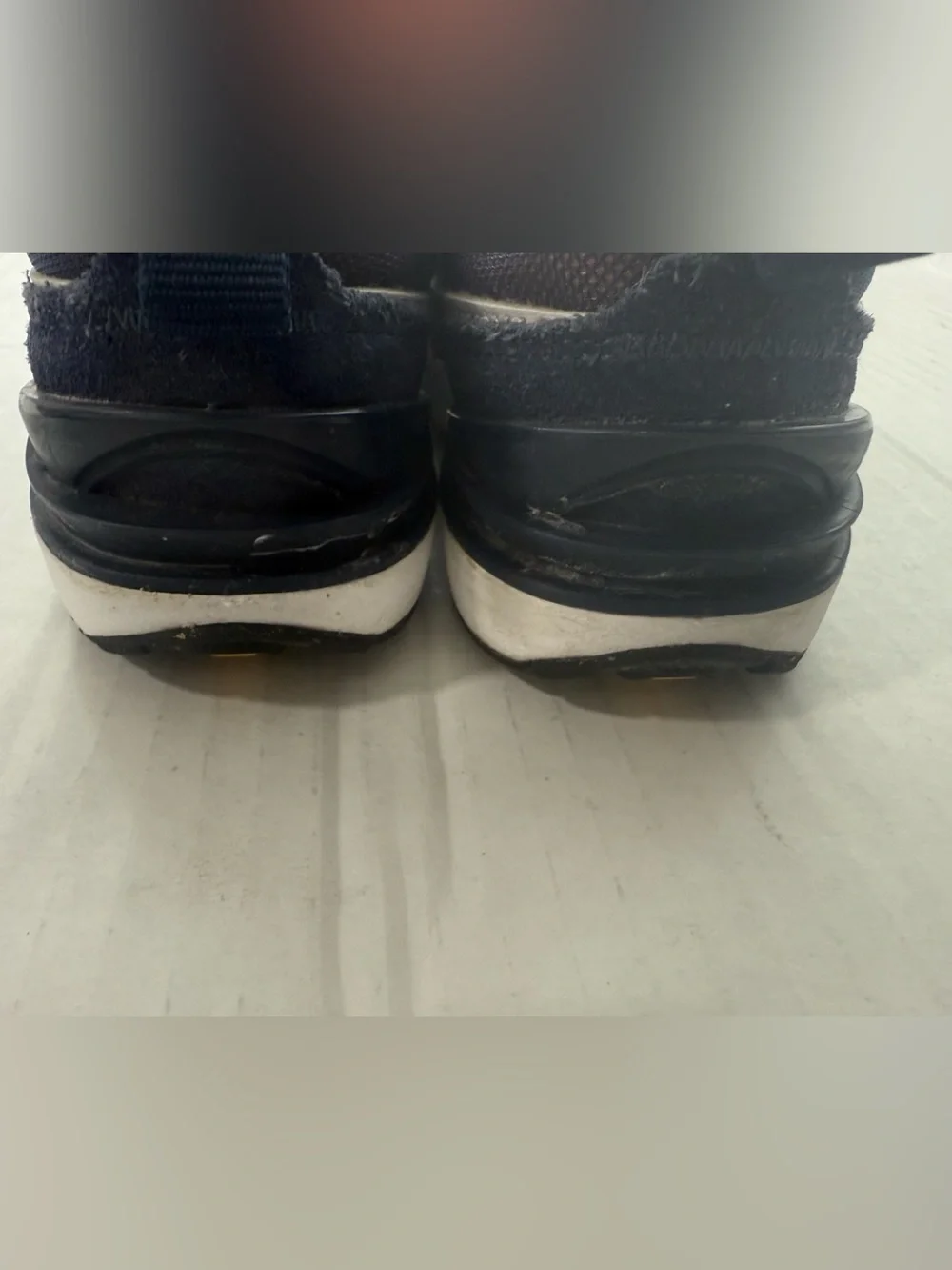 Nike Waffle One Midnight White Orange Toddler Shoes Sz(5C)